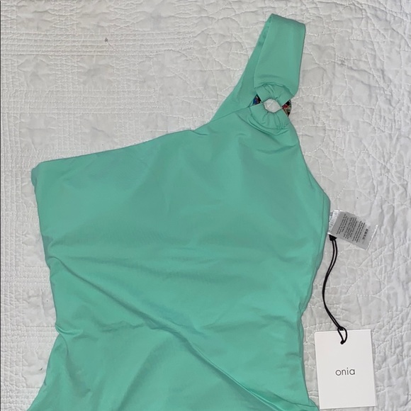 Onia Jenna One Shoulder One-Piece Swimsuit - Picture 4 of 8